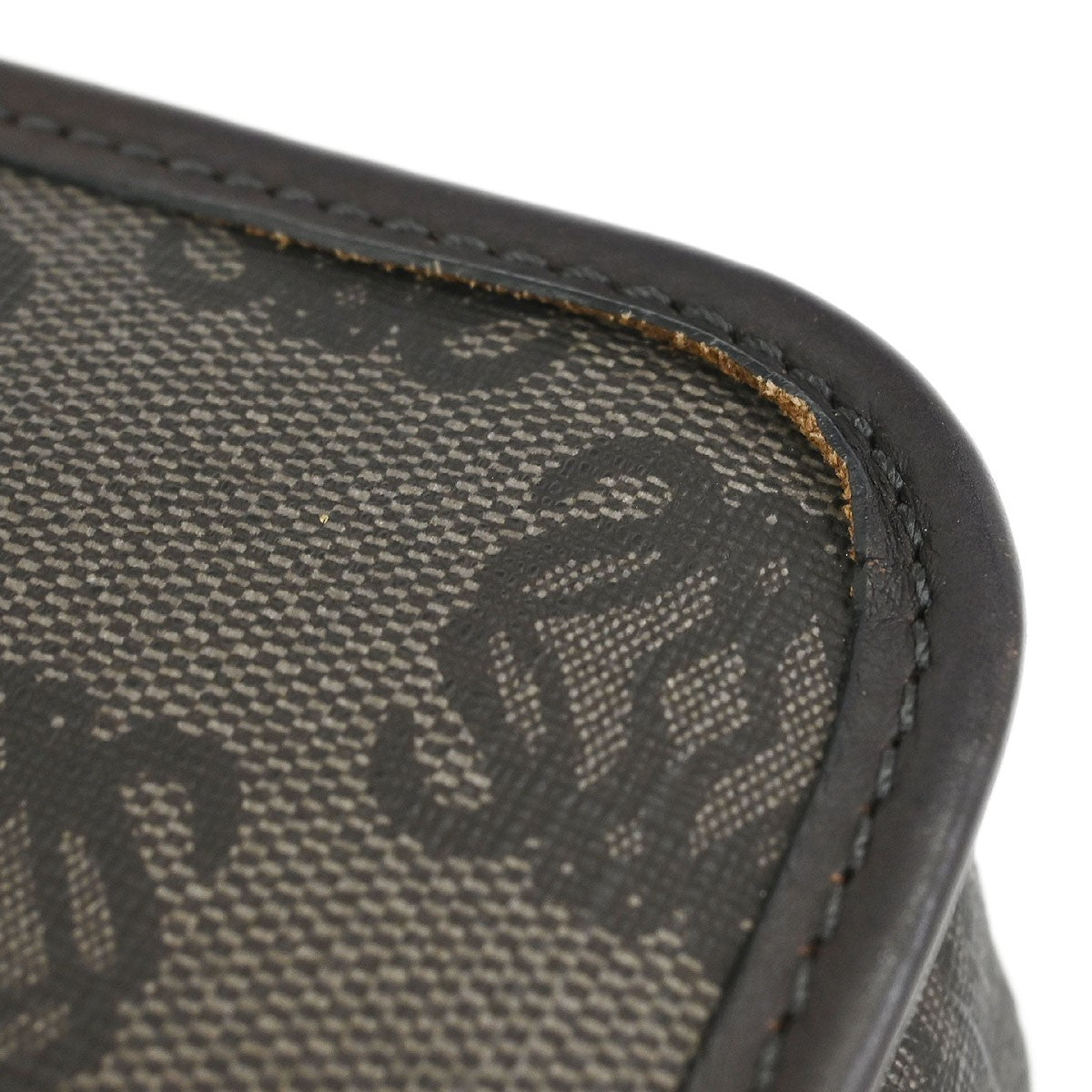 Loewe Flap Messenger Bag Canvas, BROWN, PVC, Shoulder bag