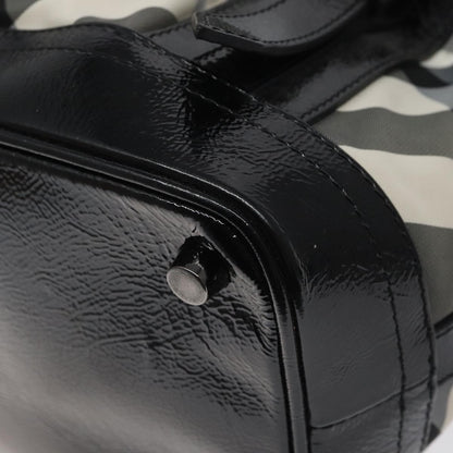 Burberry Lowry Convertible Tote Beat Check Nylon, BLACK, NYLON, Tote bag