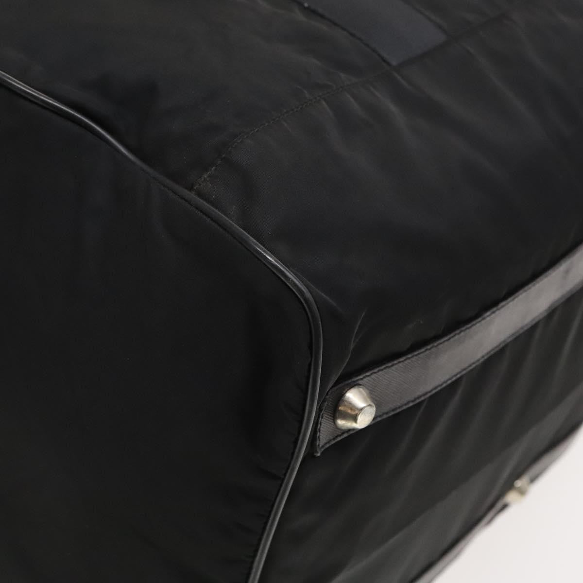 Prada Boston Bag Tessuto, BLACK, NYLON, Travel bag
