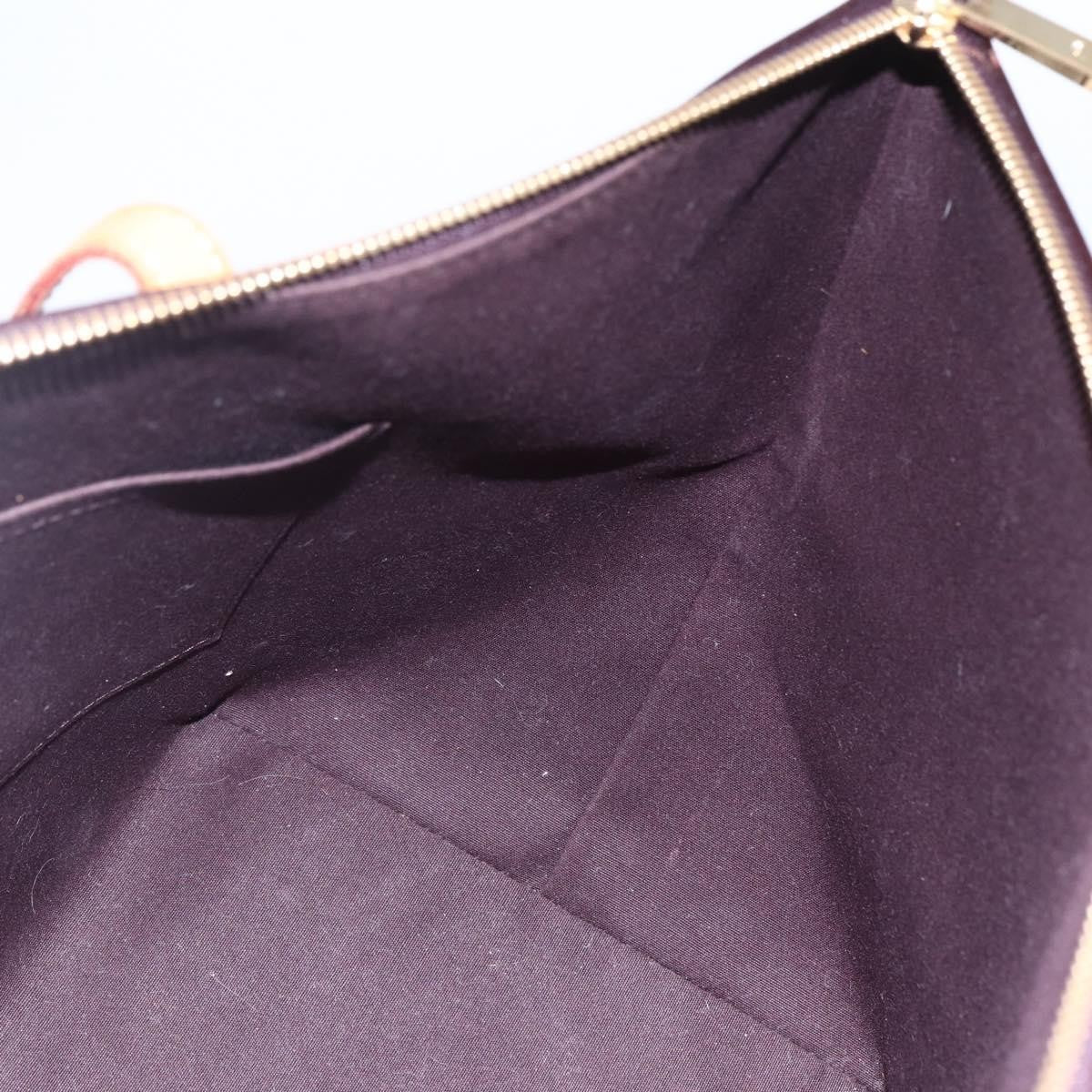 Louis Vuitton Bellevue Handbag Monogram Vernis, PURPLE, PATENT_LEATHER, Tote bag