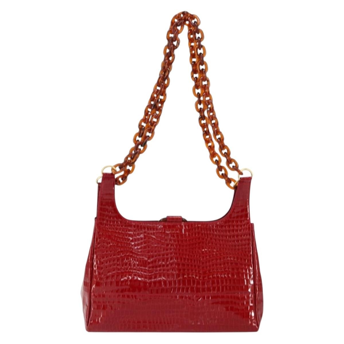 Givenchy Shoulder Bag Patent leather, RED, PATENT_LEATHER, Shoulder bag