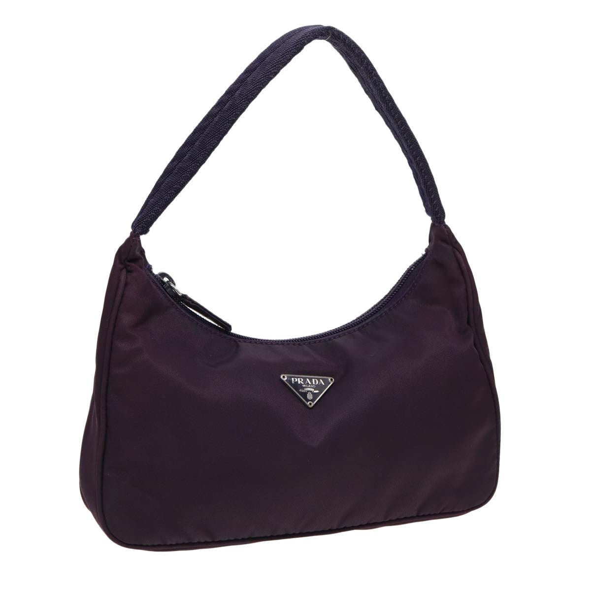 Prada Pochette Shoulder Bag Tessuto, PURPLE, NYLON, Clutche & pouche