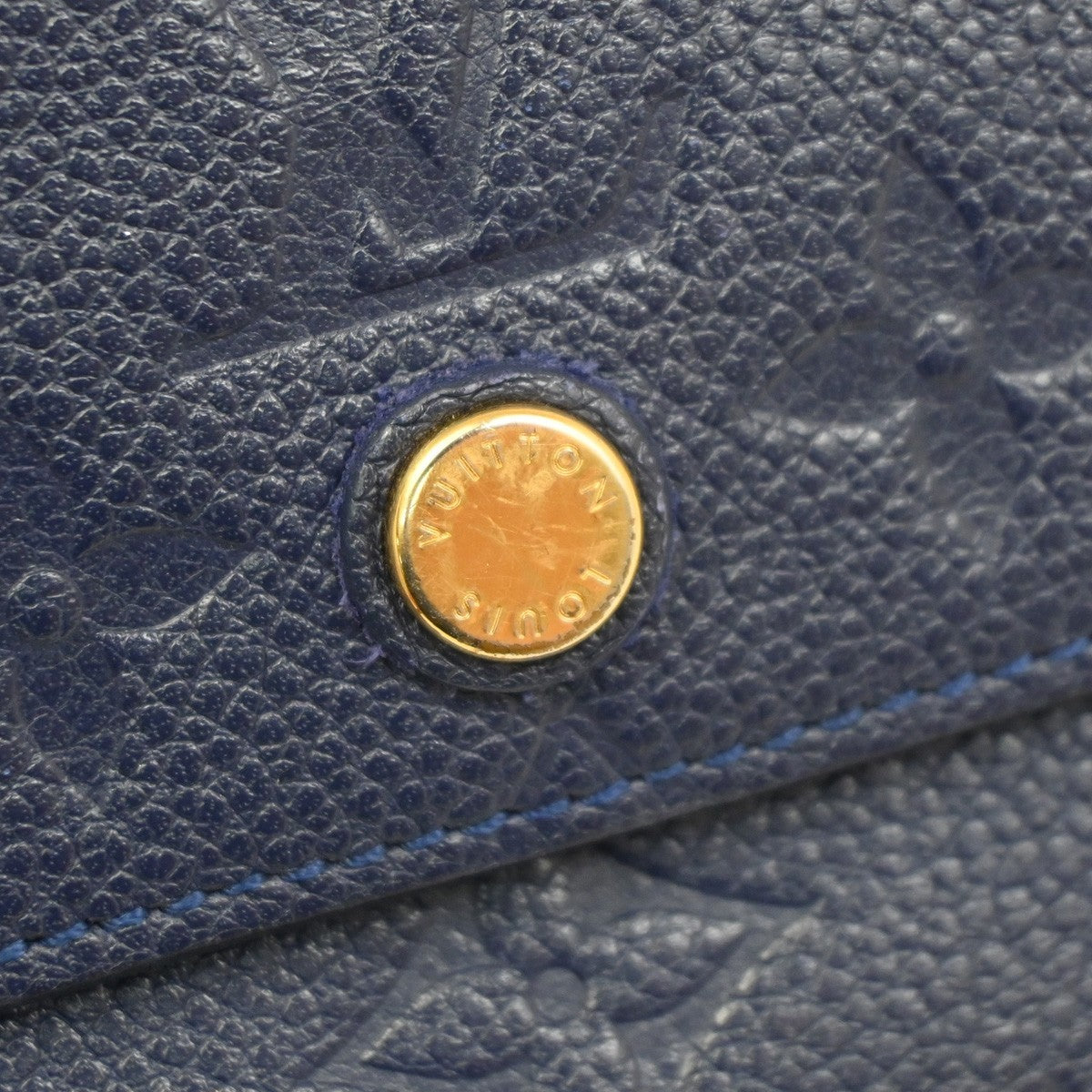 Louis Vuitton Virtuose Wallet Monogram Empreinte Leather, BLUE, LEATHER, Wallets