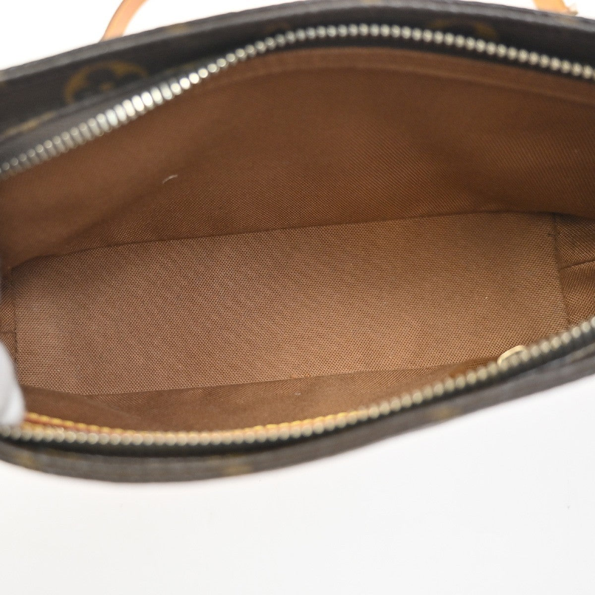 Louis Vuitton Trotteur Handbag Monogram Canvas, Brown, Canvas, Shoulder Bag