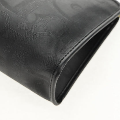 Christian Dior Vintage Trotter Pouch Diorissimo Canvas, BLACK, PVC, Clutche & pouche