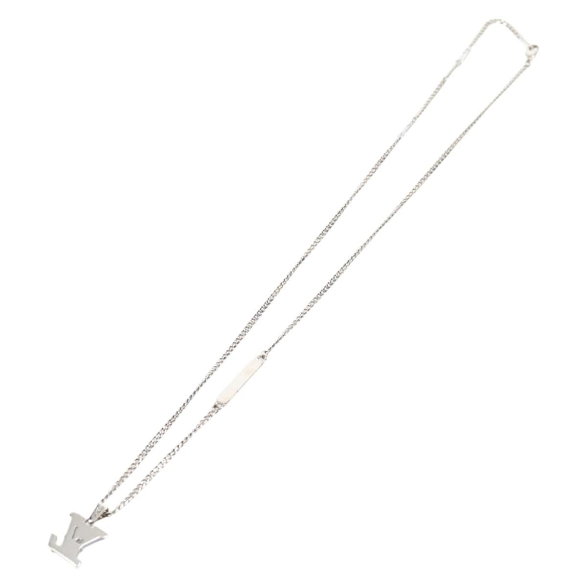 Louis Vuitton LV Initiales Pendant Metal, SILVER, METAL, Pendant & Charms