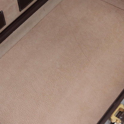 Loewe Anagram Business Leather, BROWN, LEATHER, Briefcase