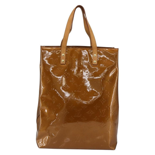Louis Vuitton Reade Handbag Monogram Vernis, BROWN, PATENT_LEATHER, Tote bag