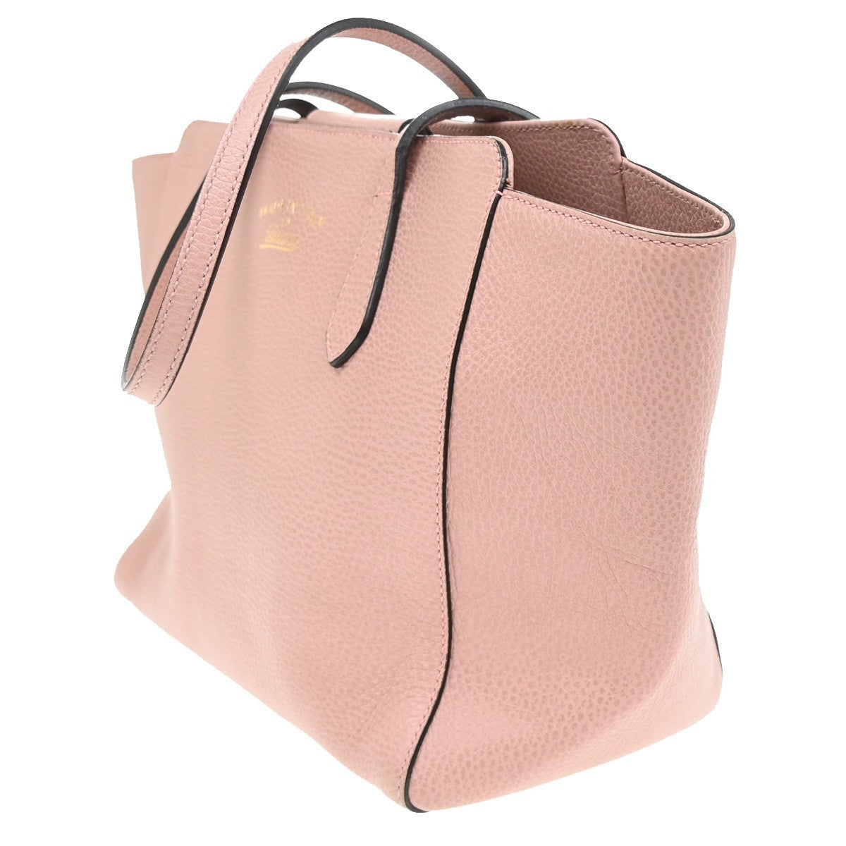 Gucci Swing Tote Leather, PINK, LEATHER, Tote bag