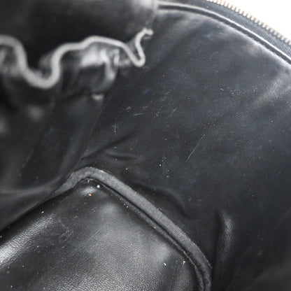 Chanel Vintage Timeless Cosmetic Case Caviar, BLACK, LEATHER, Clutche & pouche