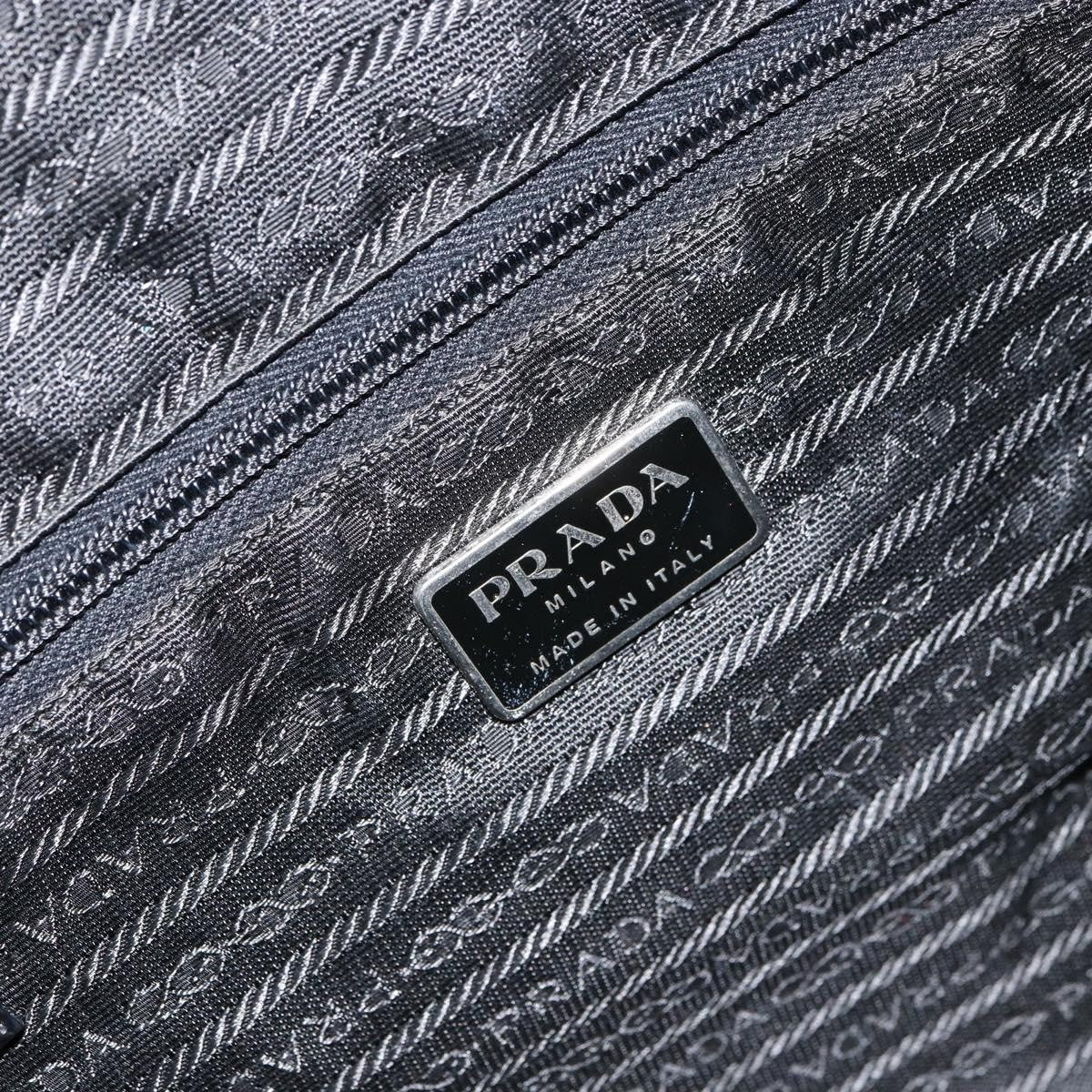 Prada Vintage Zip Tote Tessuto, BLACK, NYLON, Tote bag