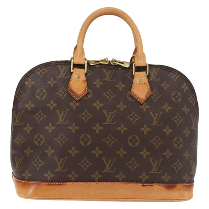 Louis Vuitton Alma Handbag Monogram Canvas, BROWN, CANVAS, Handbag