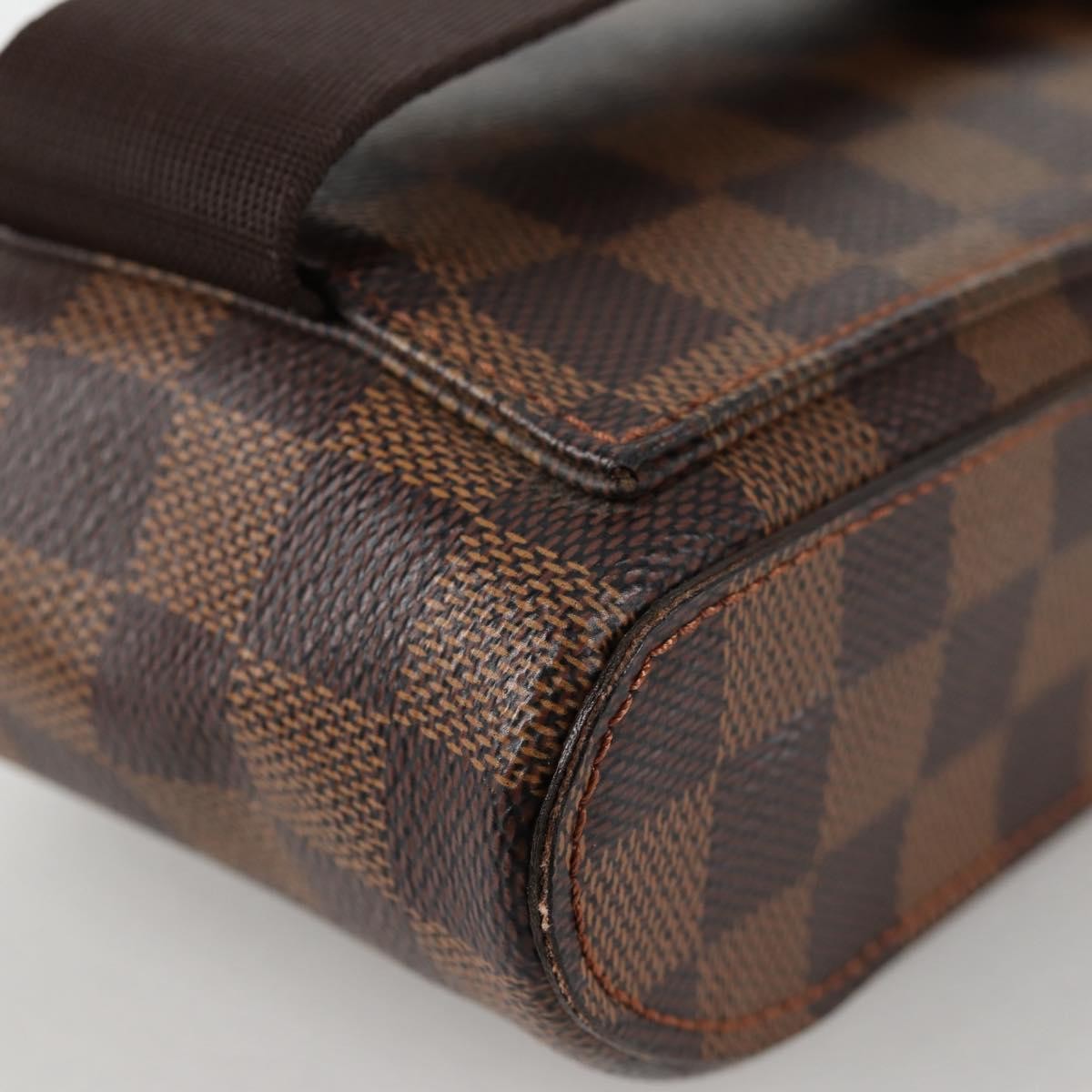 Louis Vuitton Geronimos Waist Bag Damier, BROWN, CANVAS, Travel bag