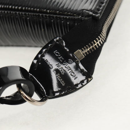 Louis Vuitton Pochette Accessoires NM Electric Epi Leather, BLACK, LEATHER, Clutche & pouche