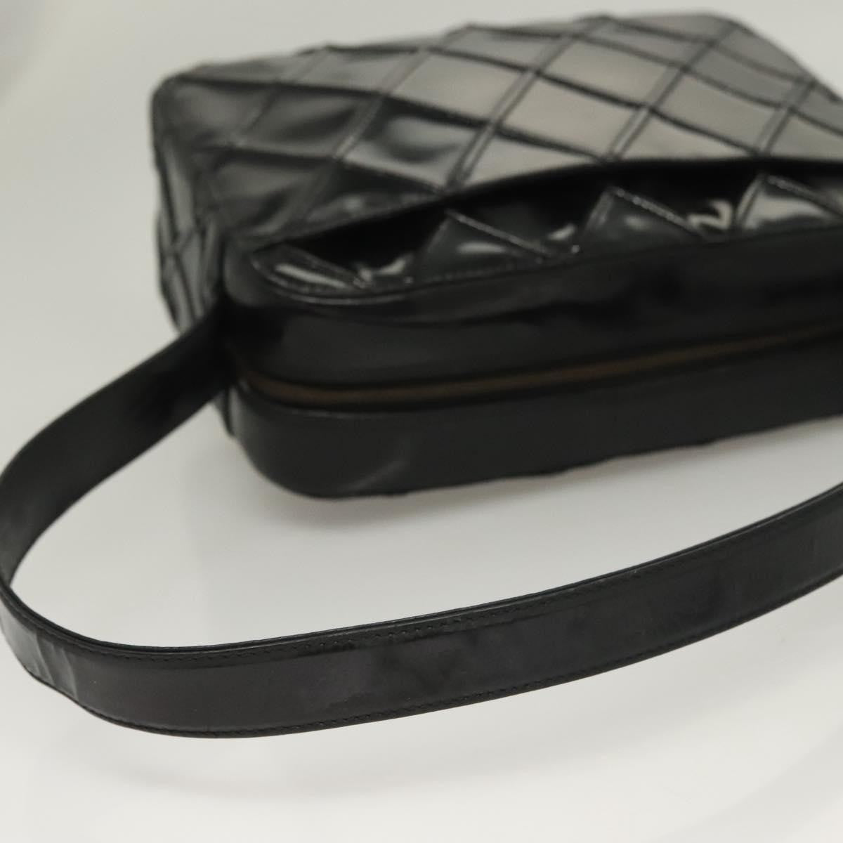 Chanel Vintage Shoulder Bag Patent leather, BLACK, PATENT_LEATHER, Shoulder bag