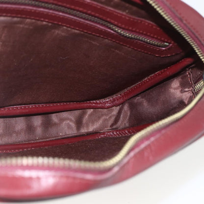 cartier Must de Cartier Shoulder Bag Leather, BURGUNDY, LEATHER, Shoulder bag