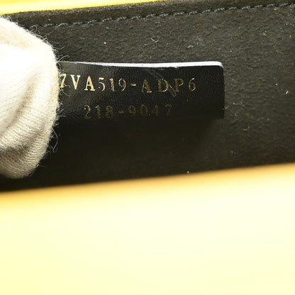 Fendi Logo Vertical Box Crossbody Bag Leather, YELLOW, LEATHER, Shoulder bag