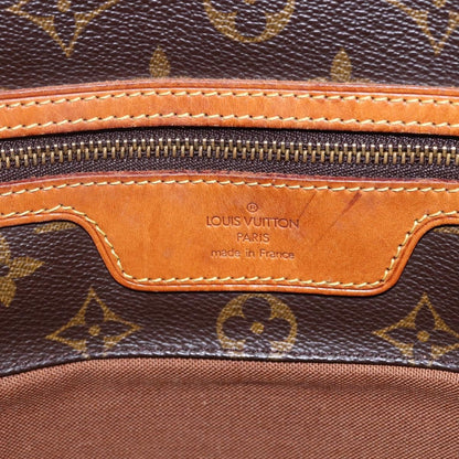 Louis Vuitton Shopping Sac Handbag Monogram Canvas, BROWN, CANVAS, Tote bag