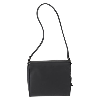 Salvatore Ferragamo Gancini Shoulder Bag Leather, BLACK, PATENT_LEATHER, Shoulder bag