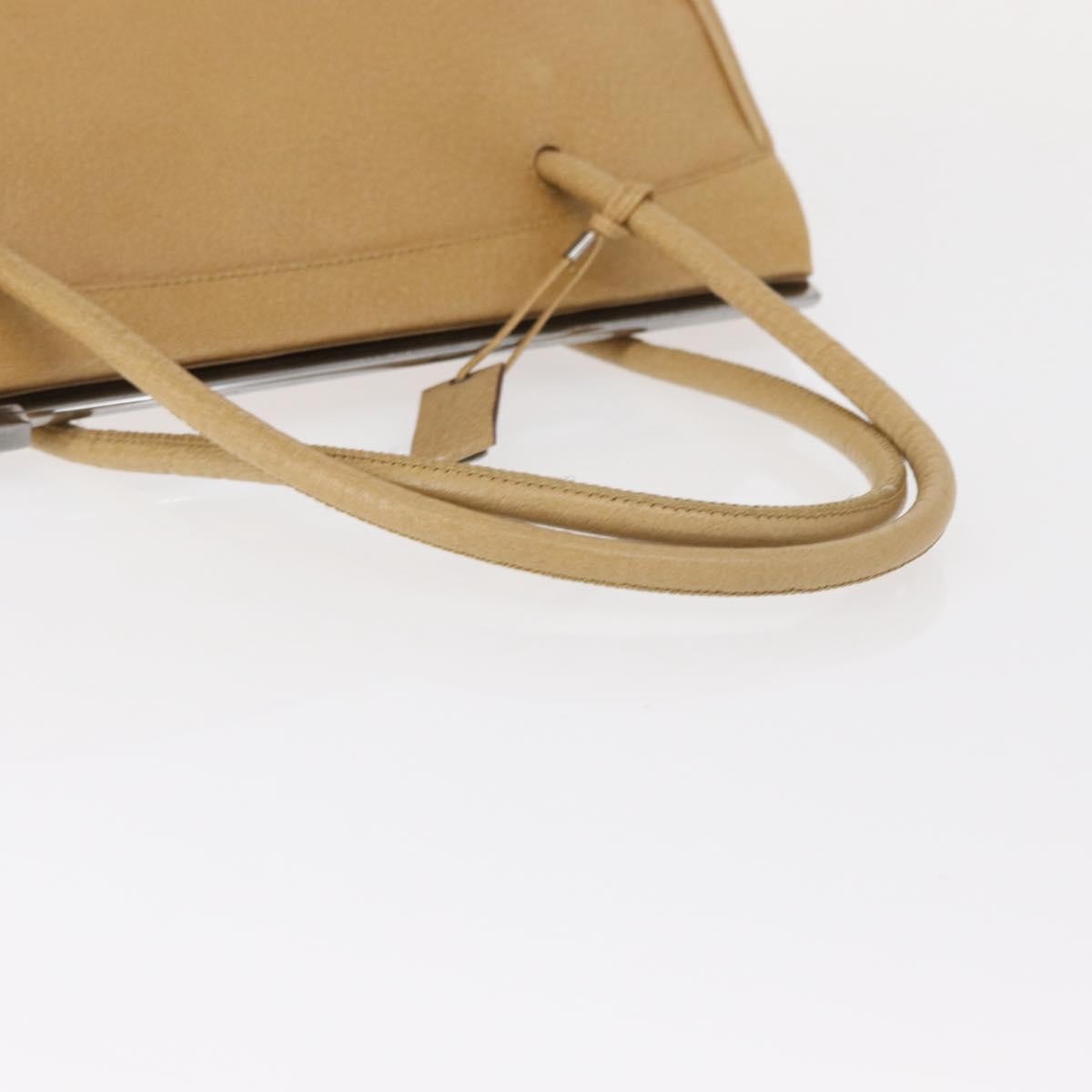 Gucci Vintage Handbag Leather, BEIGE, LEATHER, Handbag