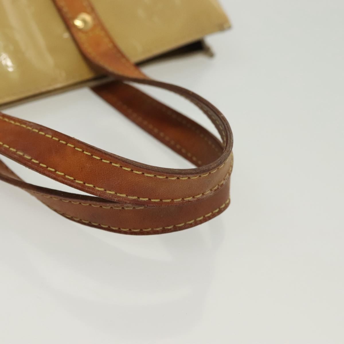 Louis Vuitton Reade Handbag Monogram Vernis, BEIGE, PATENT_LEATHER, Handbag