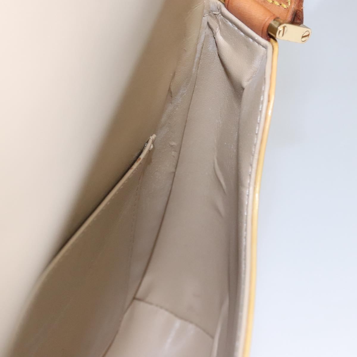 Louis Vuitton Thompson Street Handbag Monogram Vernis, BEIGE, PATENT_LEATHER, Handbag