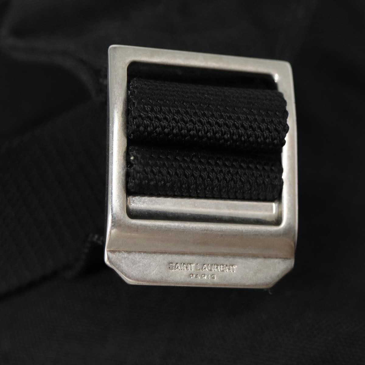 Saint Laurent City Backpack Canvas, BLACK, CANVAS, Backpack