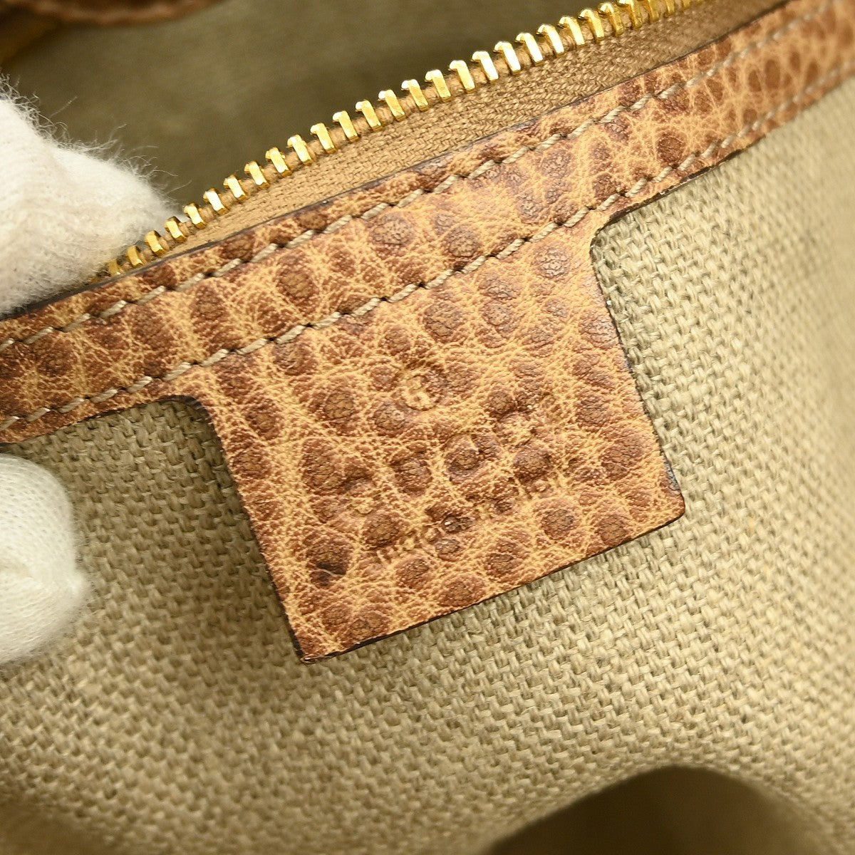 Gucci Bamboo Tassel Tote GG Canvas, BROWN, CANVAS, Tote bag