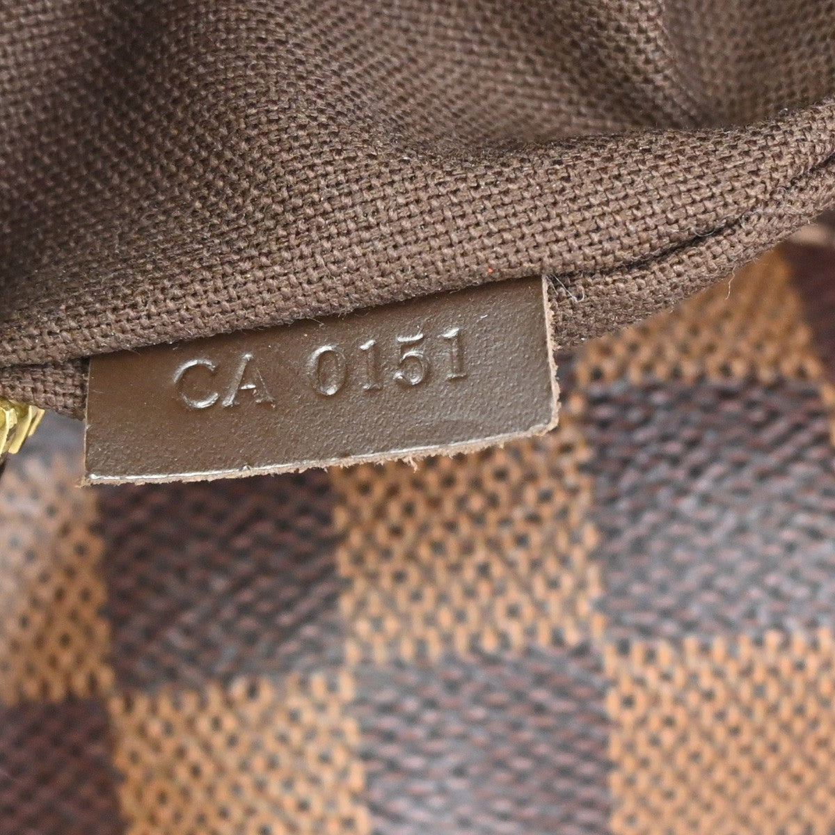 Louis Vuitton Brooklyn Handbag Damier, Brown, Canvas, Shoulder Bag