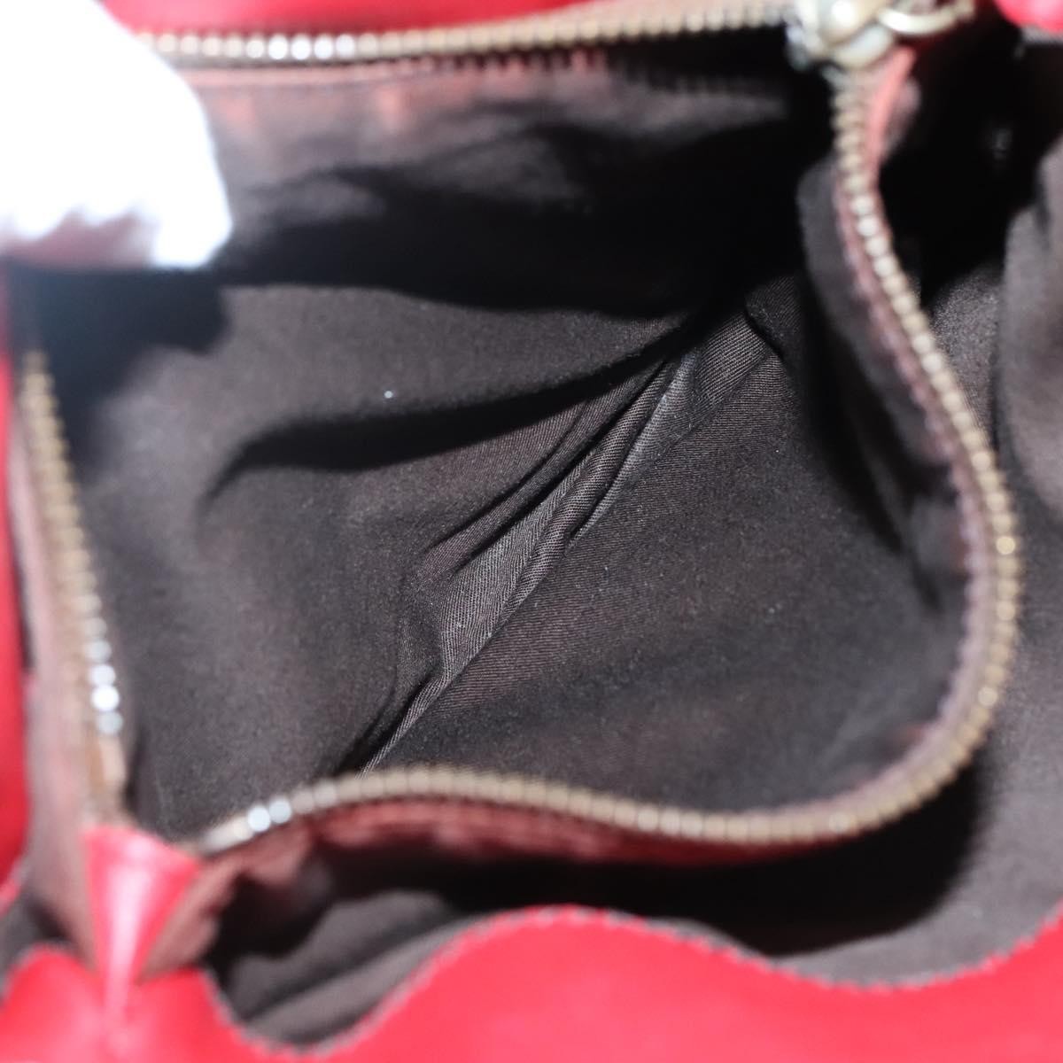 Miu Miu Triple Compartment Convertible Satchel Leather, RED, LEATHER, Shoulder bag