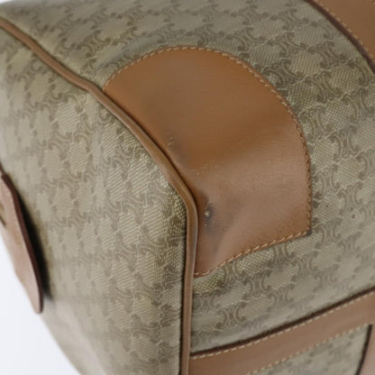 Celine Vintage Macadam Boston bag Canvas, BEIGE, CANVAS, Travel bag