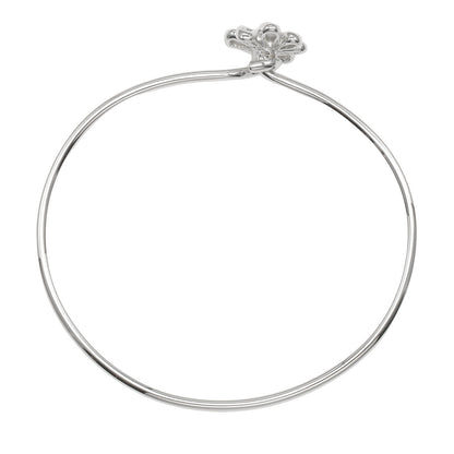Tiffany & Co. Daisy Bangle Bracelet Silver 925, SILVER, SILVER, Bracelet