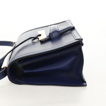 Loewe Barcelona Shoulder Bag Leather, BLUE, LEATHER, Shoulder bag