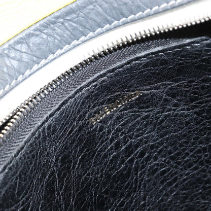 Balenciaga Bazar Convertible Tote Striped Leather, MULTICOLOUR, LEATHER, Tote bag