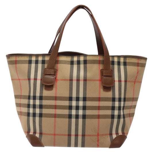 Burberry Nova Check Tote canvas check pattern, BEIGE, CANVAS, Tote bag