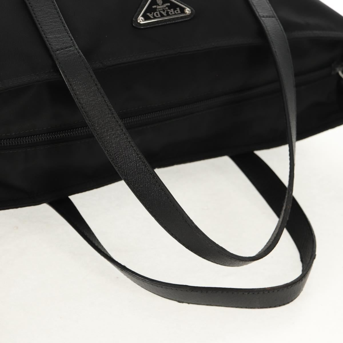 Prada Vintage Tote Tessuto, BLACK, NYLON, Tote bag