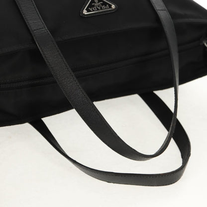 Prada Vintage Tote Tessuto, BLACK, NYLON, Tote bag