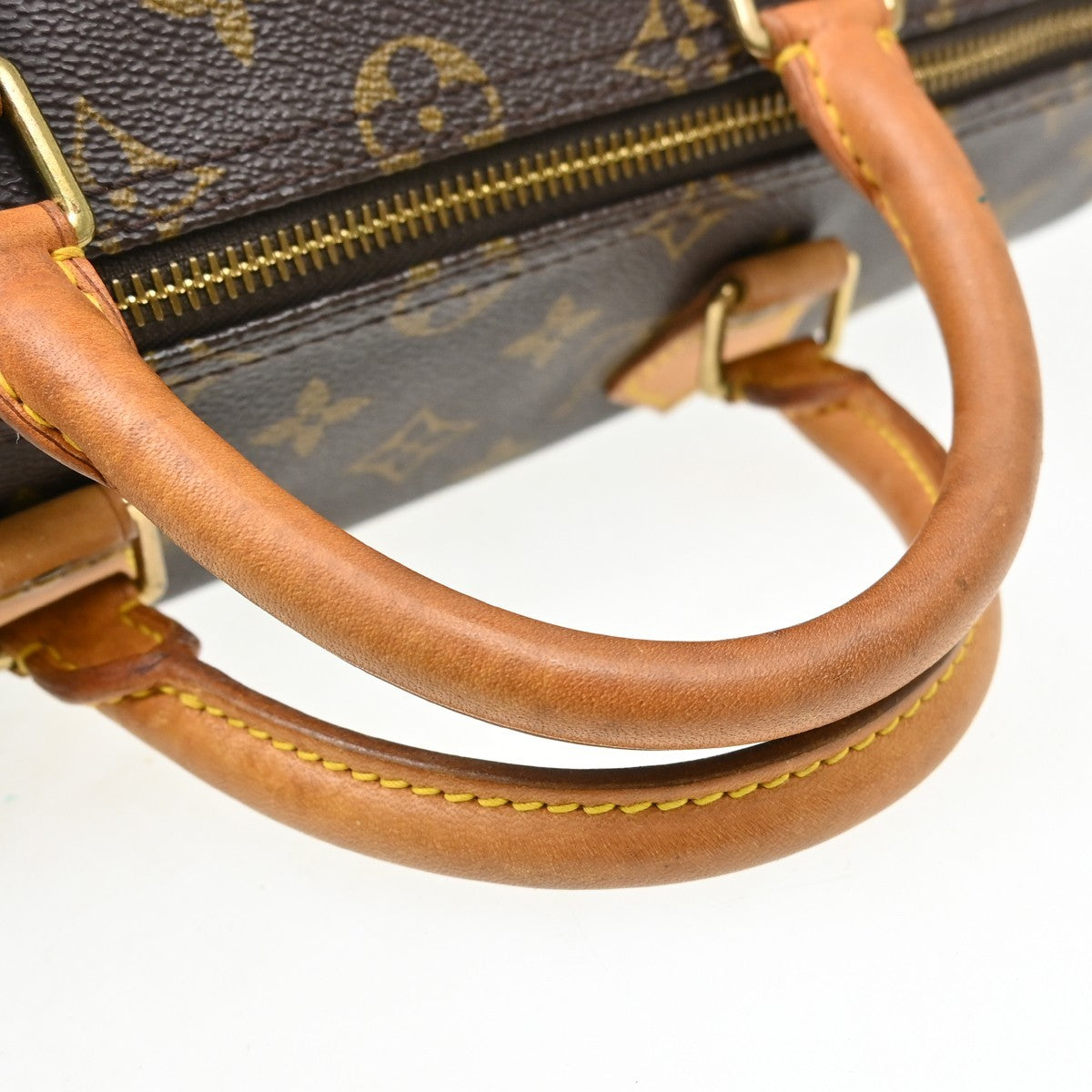 Louis Vuitton Speedy Handbag Monogram Canvas, Brown, Canvas, Handbag