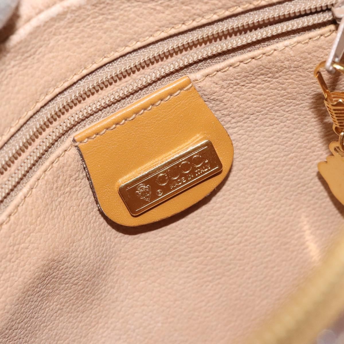 Gucci Zip Pouch GG Canvas, BEIGE, PVC, Shoulder bag