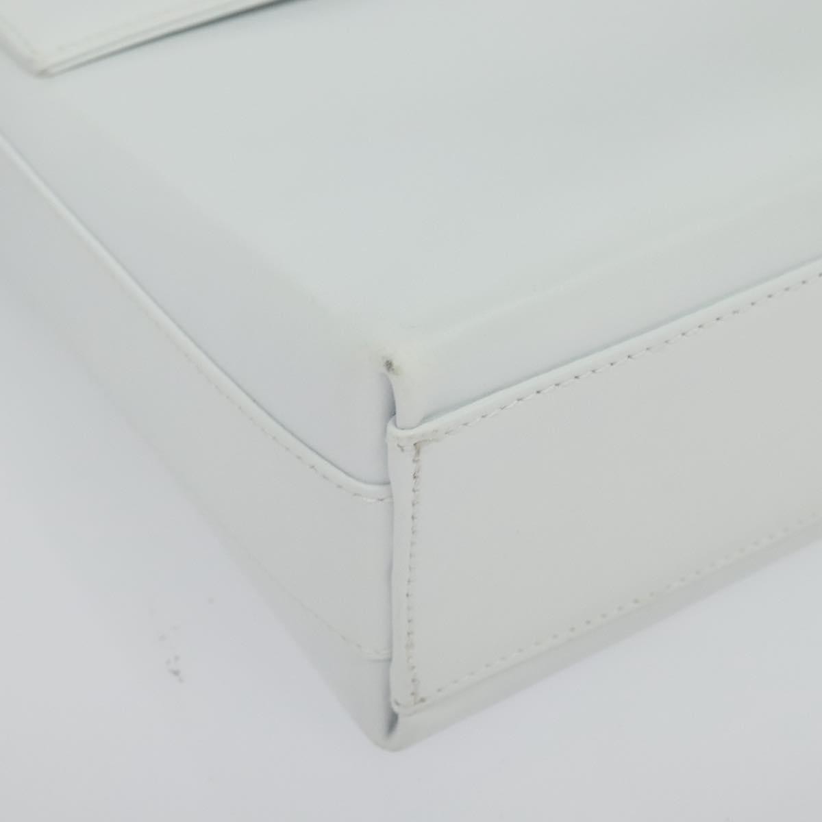 Salvatore Ferragamo Vala Shoulder Bag Leather, WHITE, LEATHER, Shoulder bag