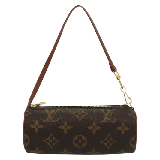 Louis Vuitton Papillon Pochette Monogram Canvas, BROWN, CANVAS, Handbag