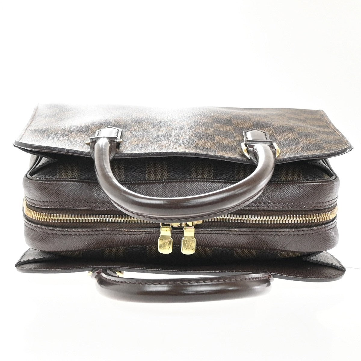 Louis Vuitton Triana Bag Damier, Brown, Canvas, Handbag