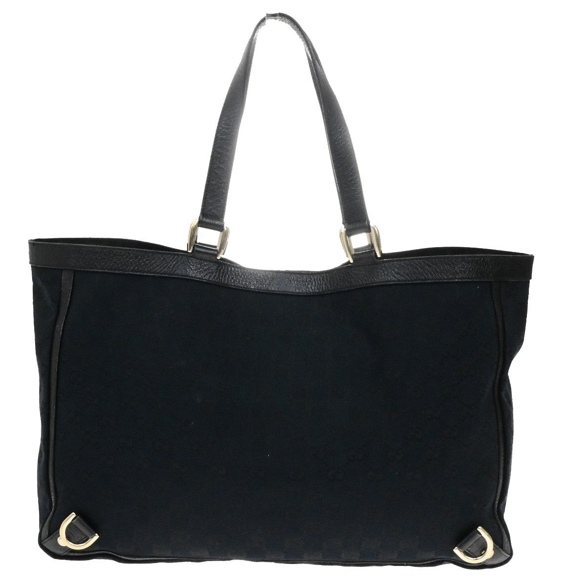 Gucci Abbey D-Ring Tote GG Canvas, BLACK, CANVAS, Tote bag