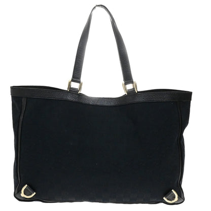 Gucci Abbey D-Ring Tote GG Canvas, BLACK, CANVAS, Tote bag