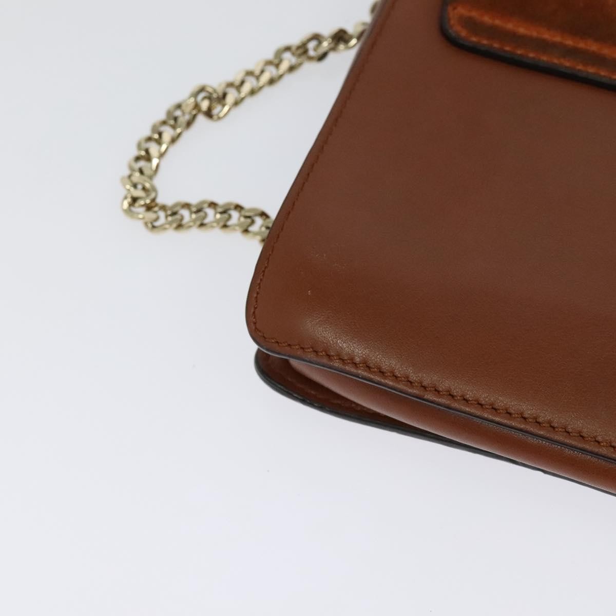 Chloe Faye Shoulder Bag Suede, ORANGE, SUEDE, Shoulder bag