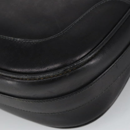 Gucci Vintage Shoulder Bag Leather, BLACK, LEATHER, Shoulder bag