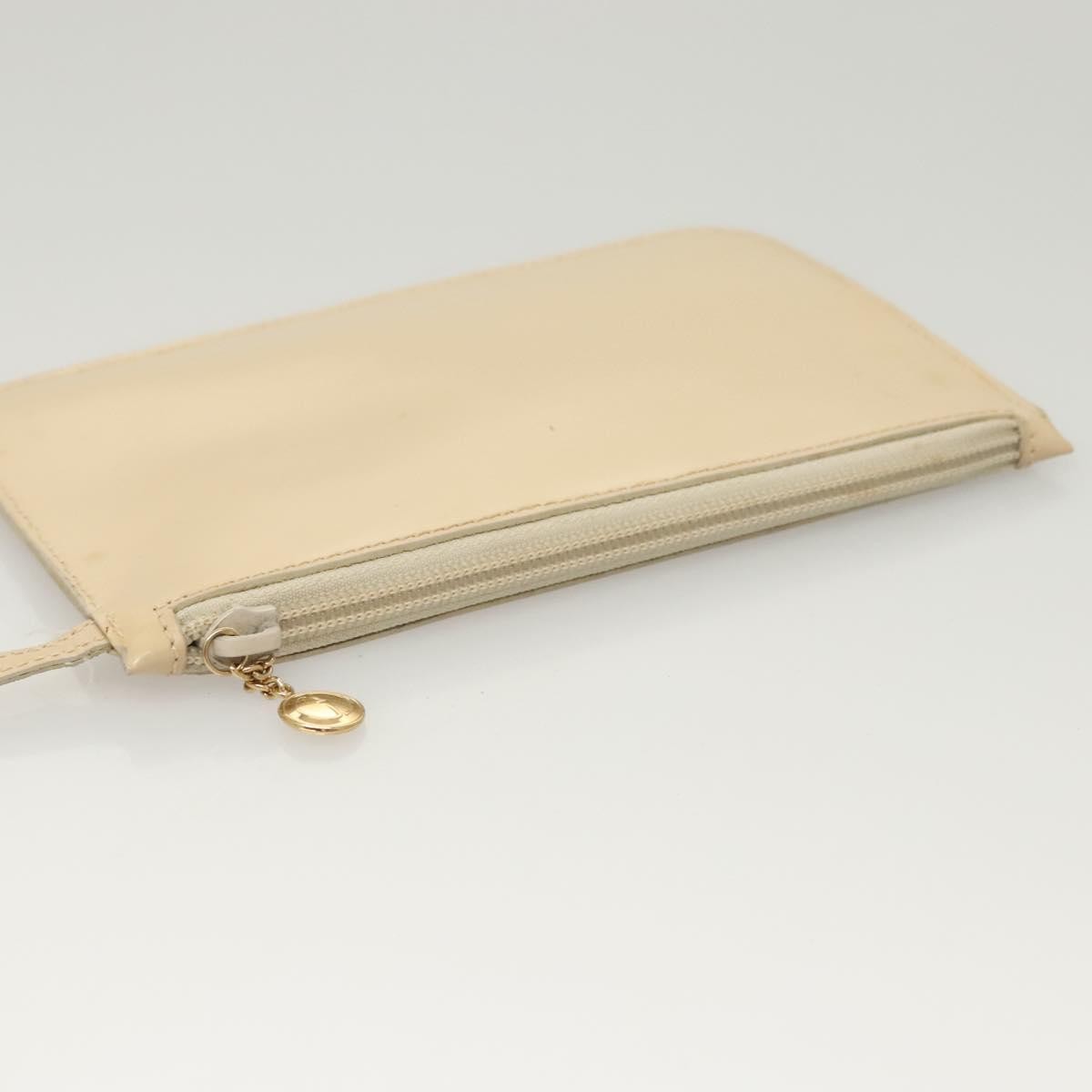 Gucci Vintage Handbag Enamel, BEIGE, PATENT_LEATHER, Handbag