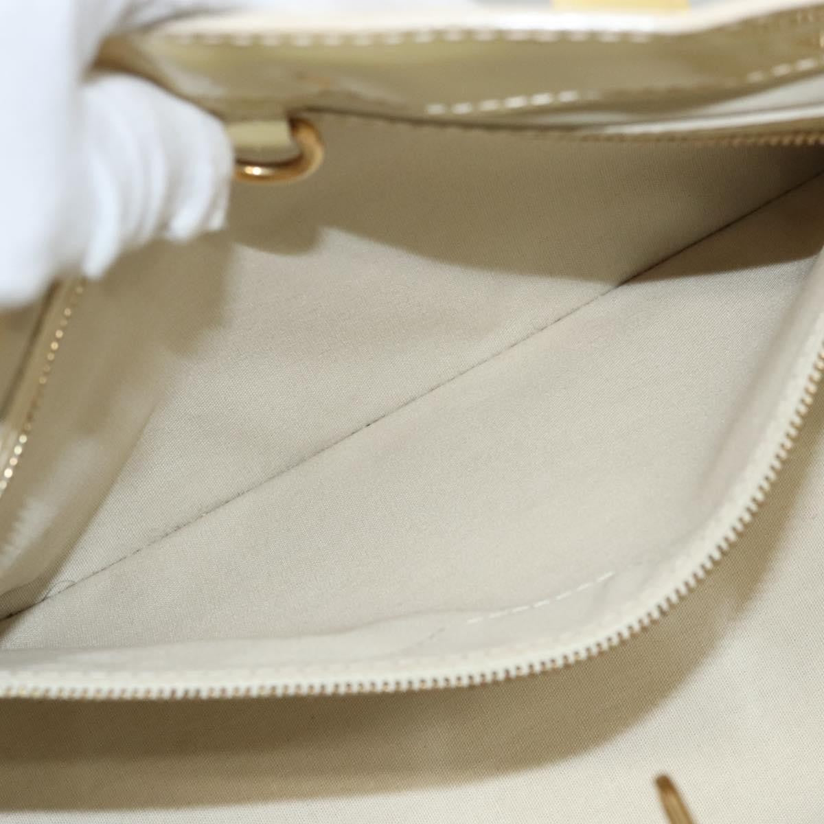 Louis Vuitton Wilshire Handbag Monogram Vernis, BEIGE, PATENT_LEATHER, Handbag