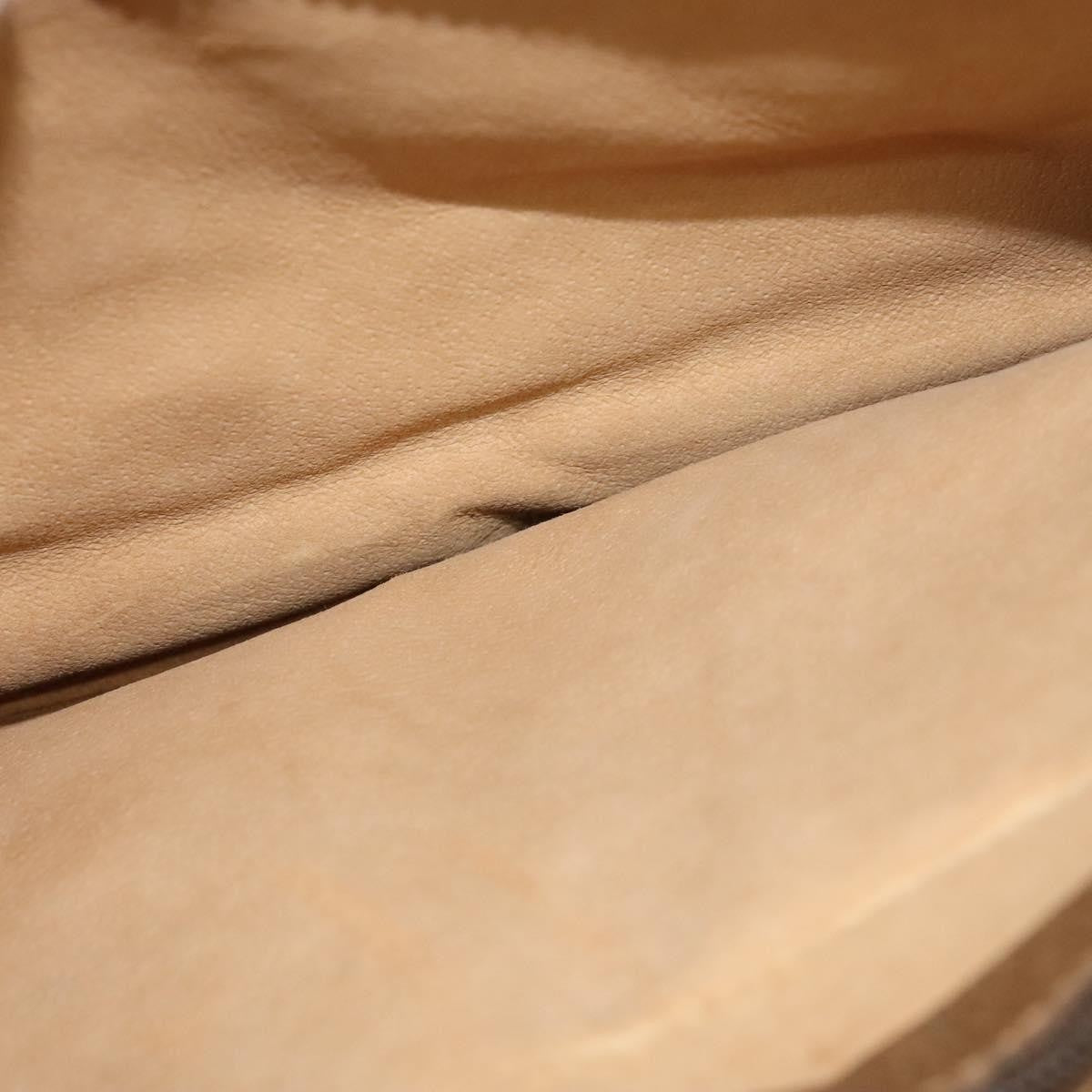 Gucci Vintage Shoulder Bag GG Coated Canvas, BEIGE, PVC, Shoulder bag