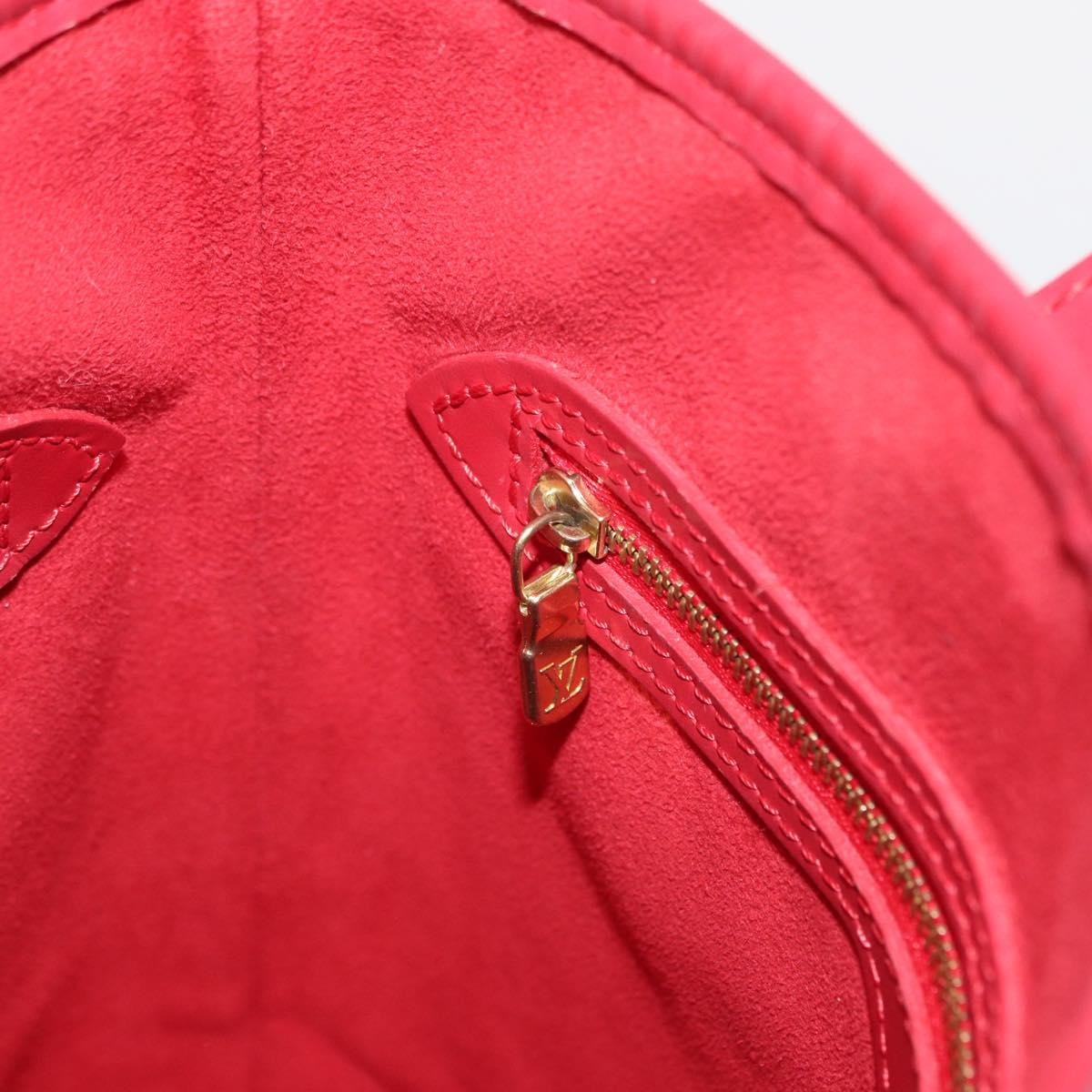 Louis Vuitton Bucket Bag Epi Leather, RED, LEATHER, Shoulder bag